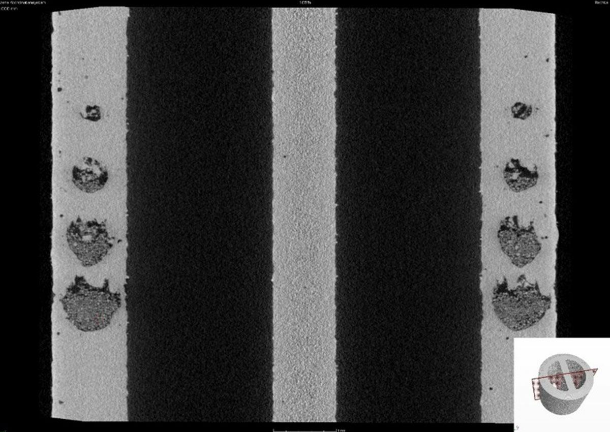 Material analysis for inclusions
