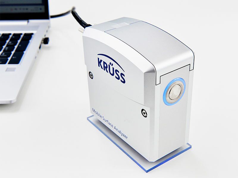 Contact angle measurement