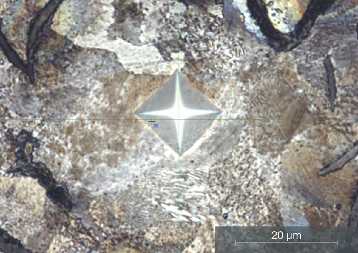 Hardness testing for quality assurance and damage analysis