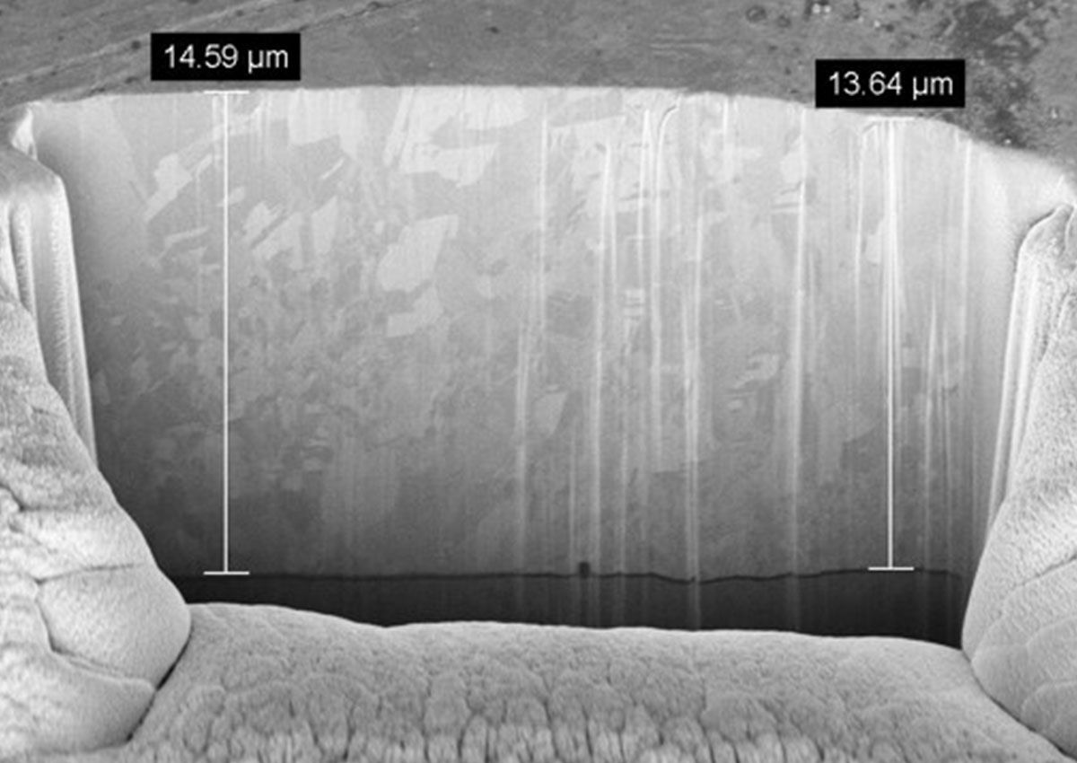 Copper and titanium layer on ceramic substrate