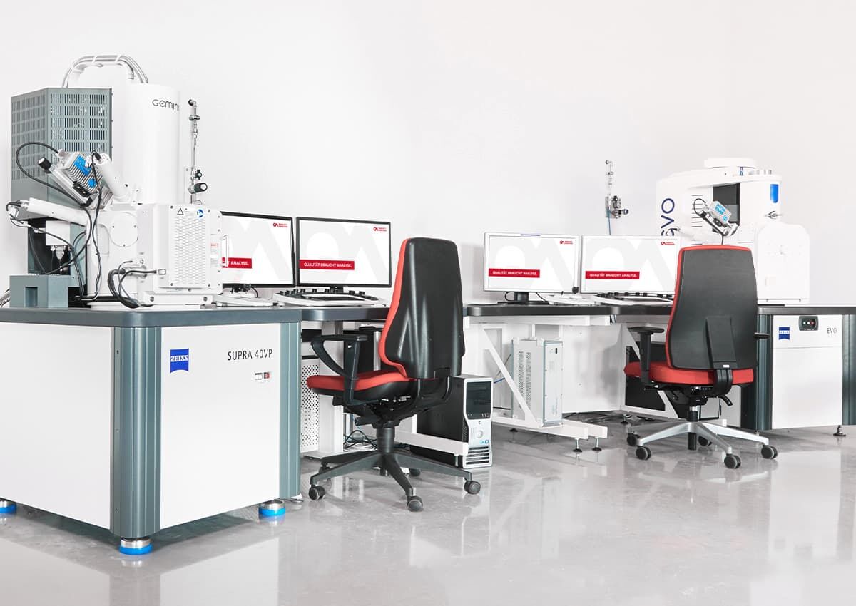 Scanning electron microscopy for material testing