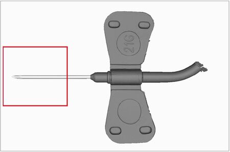 3D-Digitalisierung einer Infusionsnadel