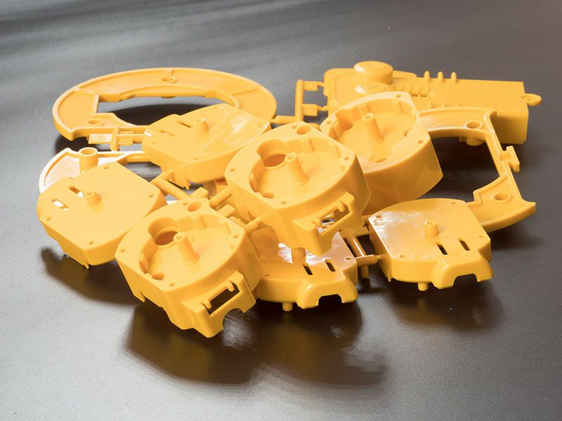 Area of analysis - injection molded parts