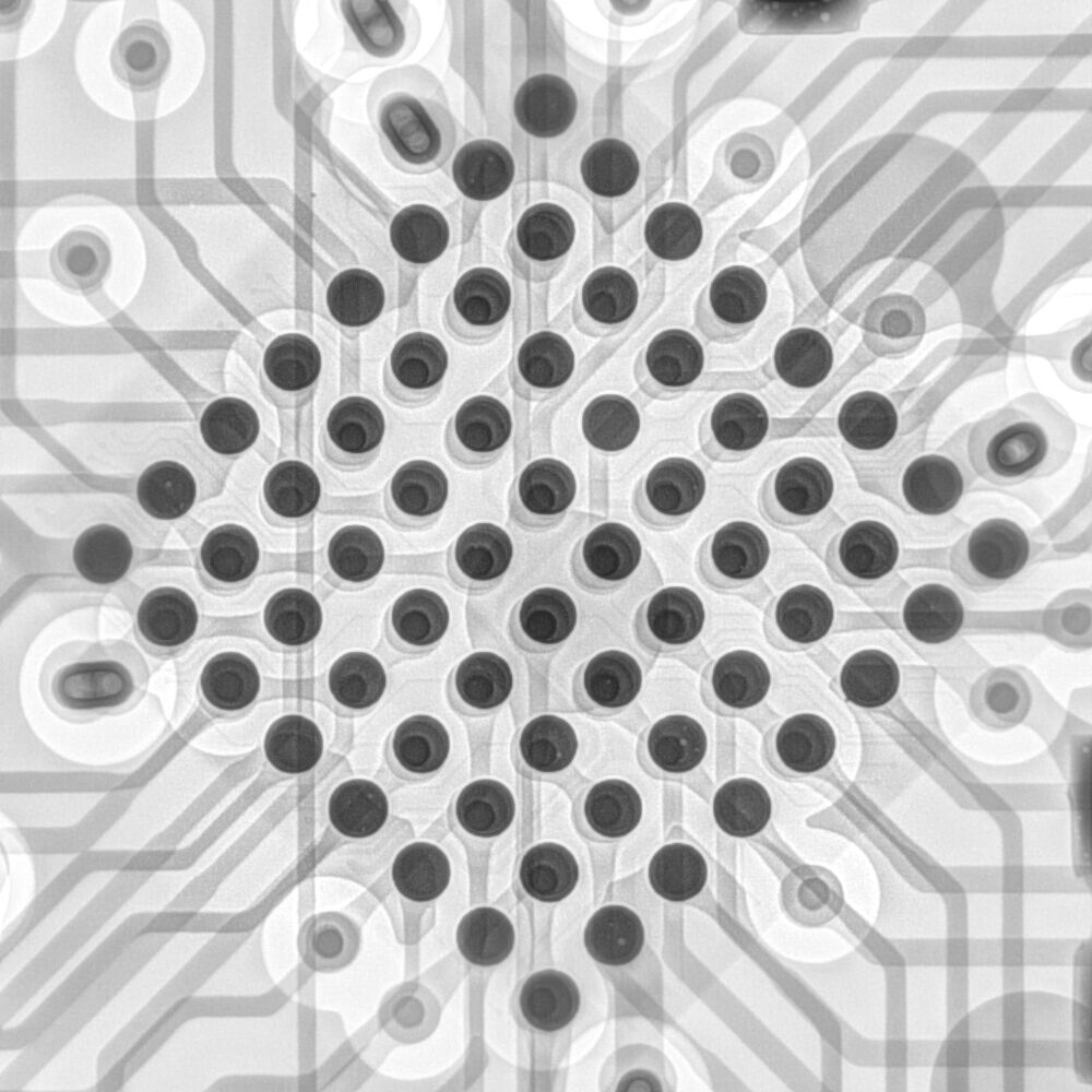 BGA - Ball Grid Array in 2D X-ray