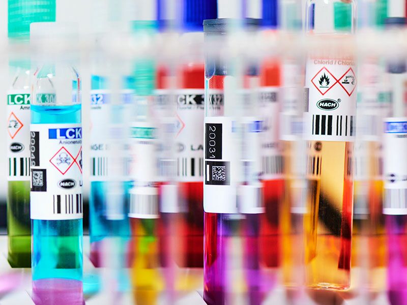 Chemical analysis of water samples