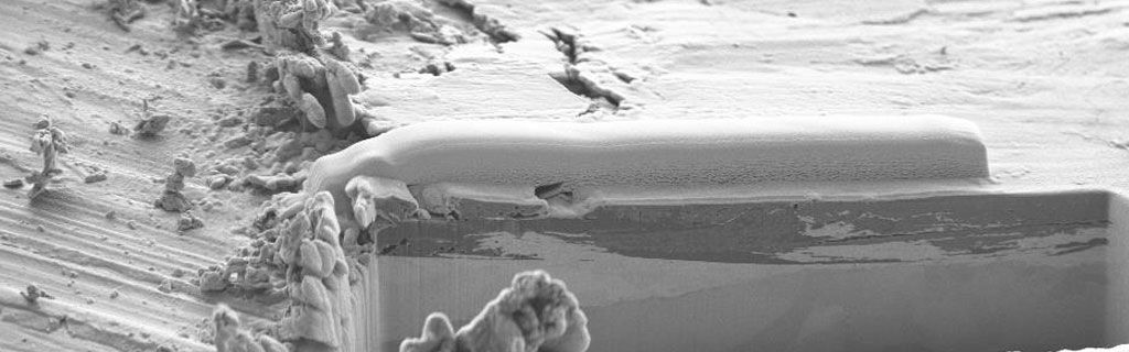 Das Rasterelektronenmikroskop ermöglicht den Blick in Materialproben