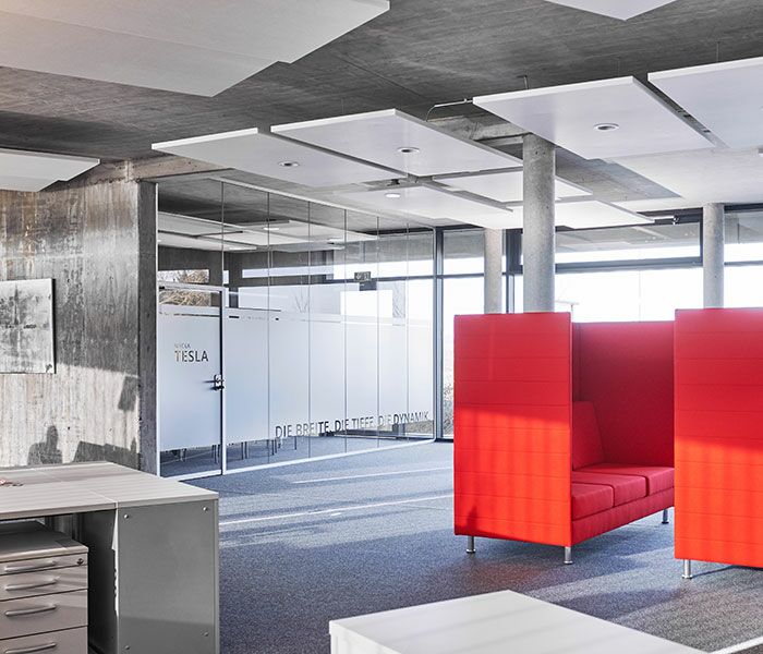 Modern and spacious company building at Quality Analysis
