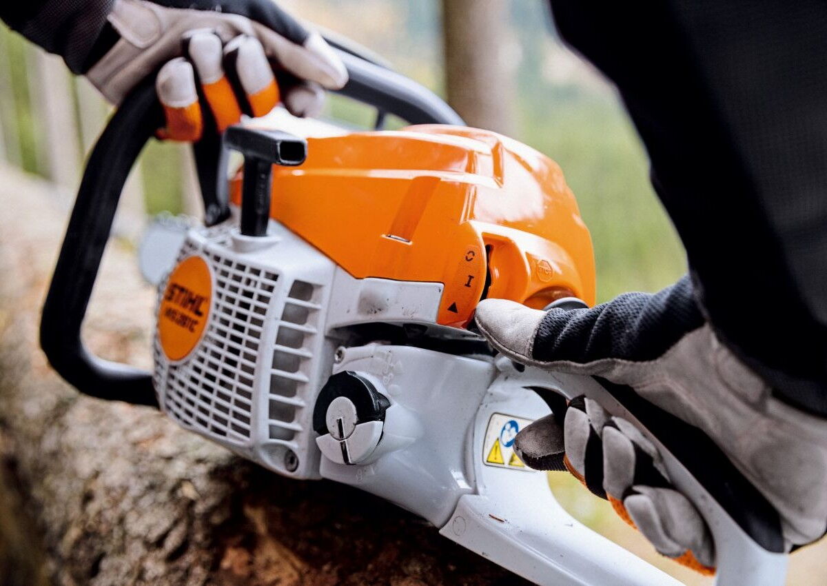 Gehäuse einer Stihl-Motorsäge