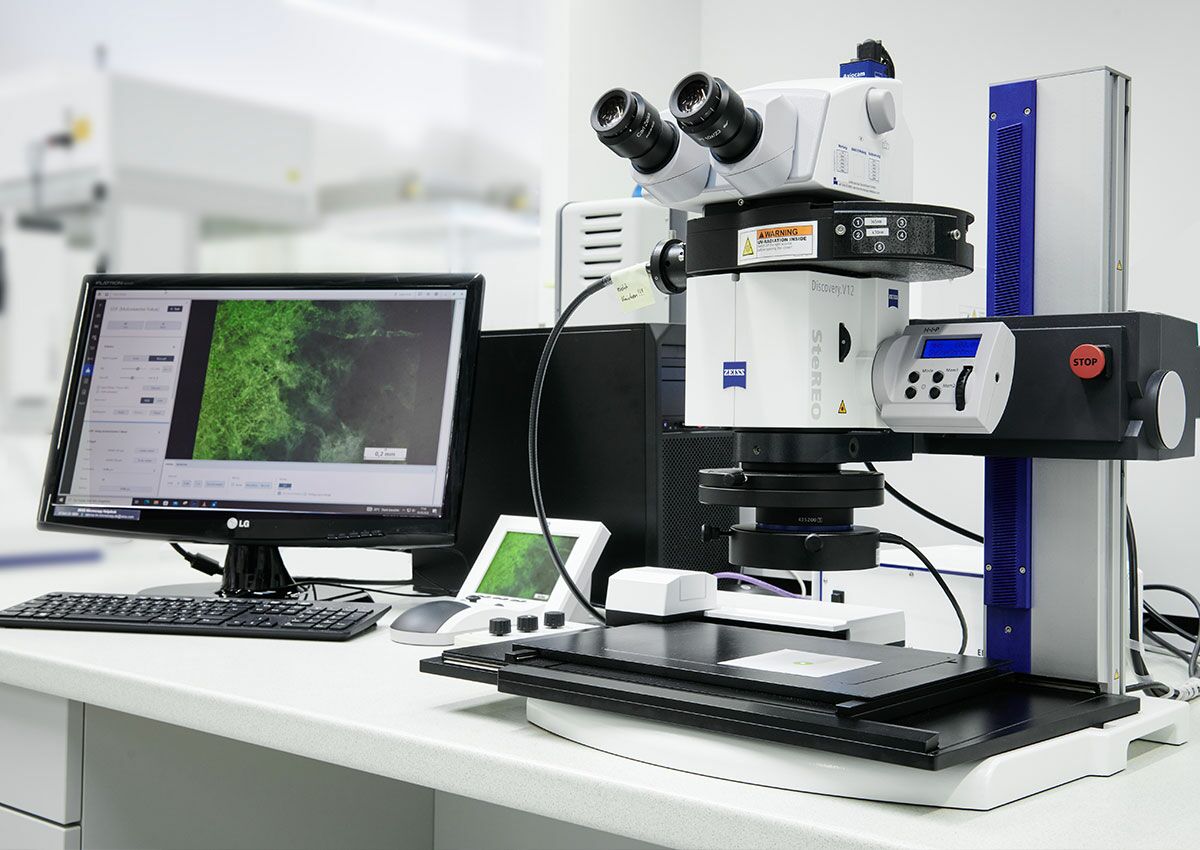 Light microscopy for coating thickness measurement
