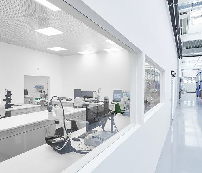 Clean room laboratory for technical cleanliness