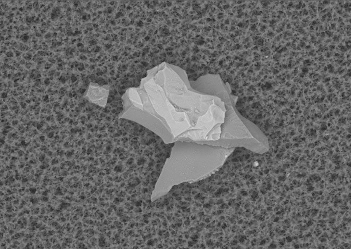 Determination of unknown materials and inclusions in samples