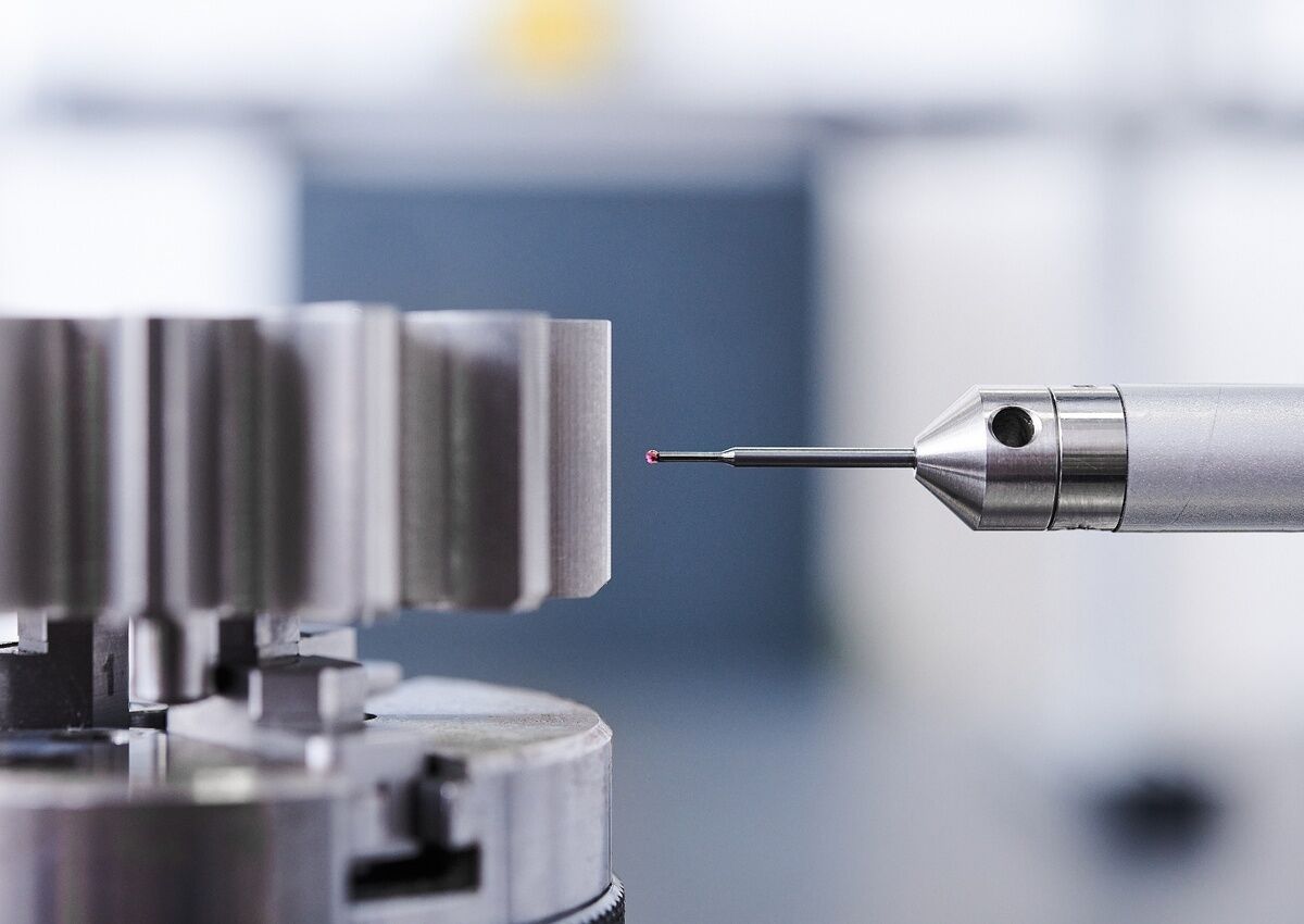 3D-Koordinatenmesstechnik an einem Präzisionsbauteil