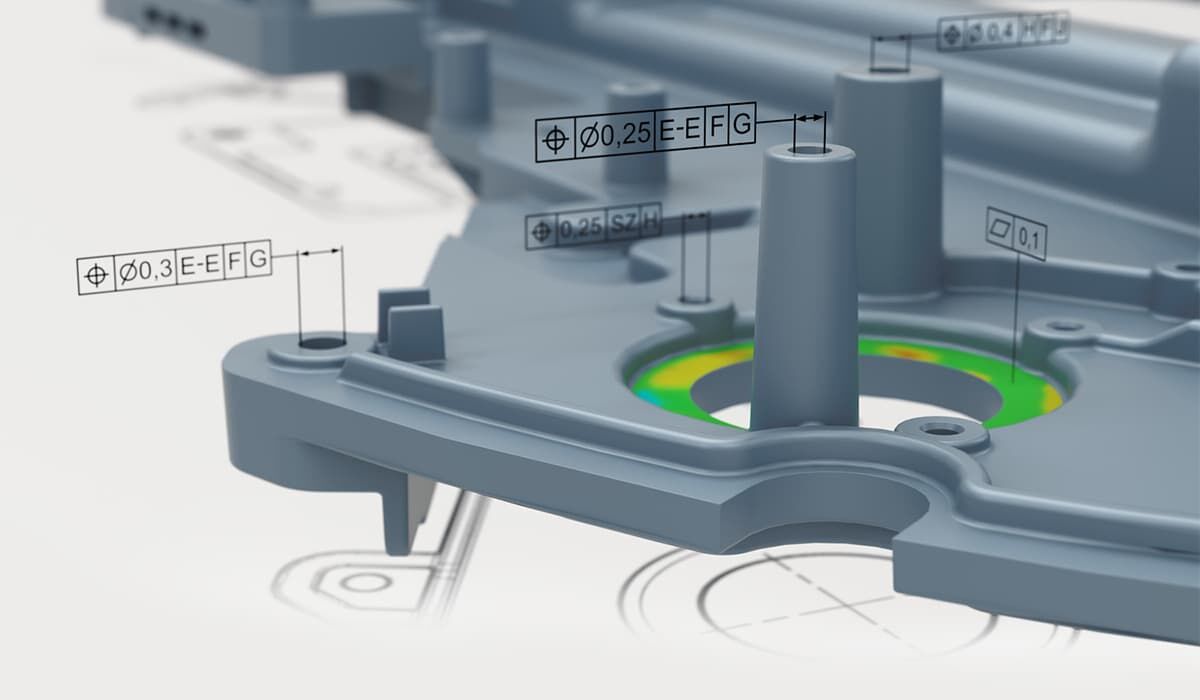 Geometrische Maßprüfung auf Basis der erfassten 3D-Daten