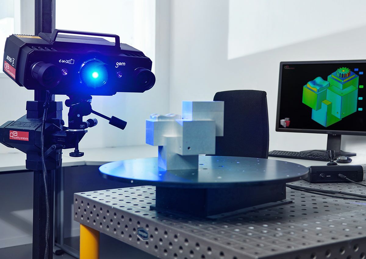 Optical measurement technology for 3D scanning