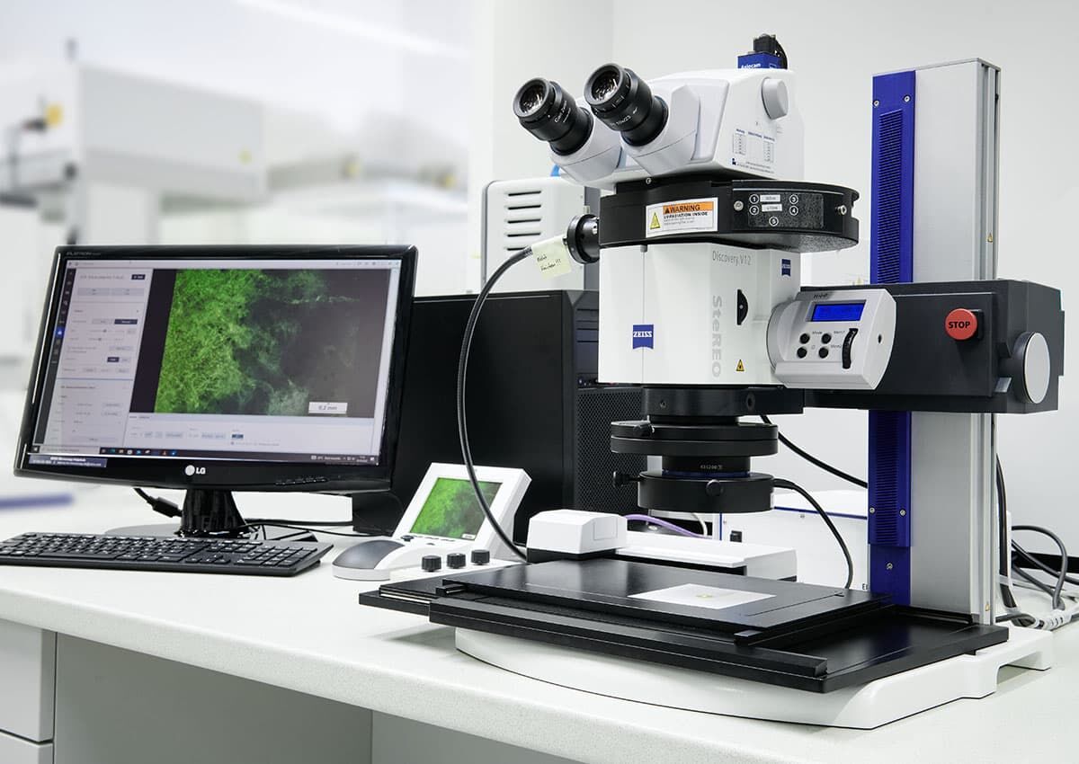 Light microscope for detailed sample examination