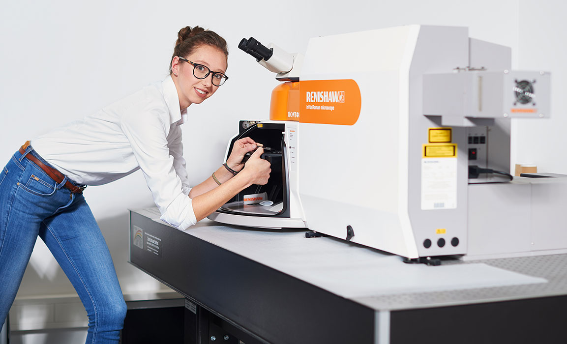 Chemische Analytik: Raman- & FT-IR-Spektroskopie, GC-MS/GC-FID, TGA, DSC
