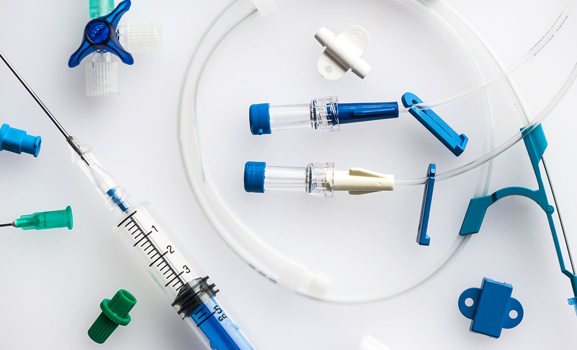 Analysis of products for dialysis, transfusion, infusion and injection