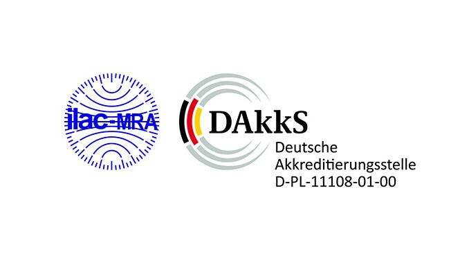 Akkreditiertes Prüflabor nach DIN EN ISO/IEC 17025 DAkkS Akkreditierung nach DIN EN ISO/IEC 17025